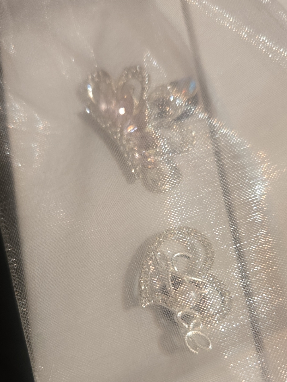 Jibbitz Silver Bling Shoe Charms - Picture 4 of 4